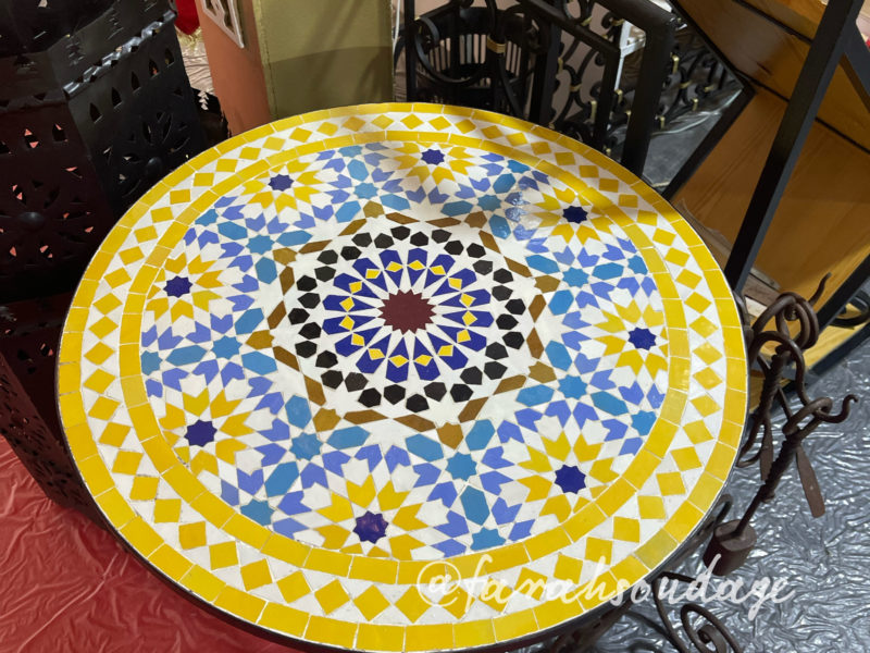 Moroccan Mosaic Table